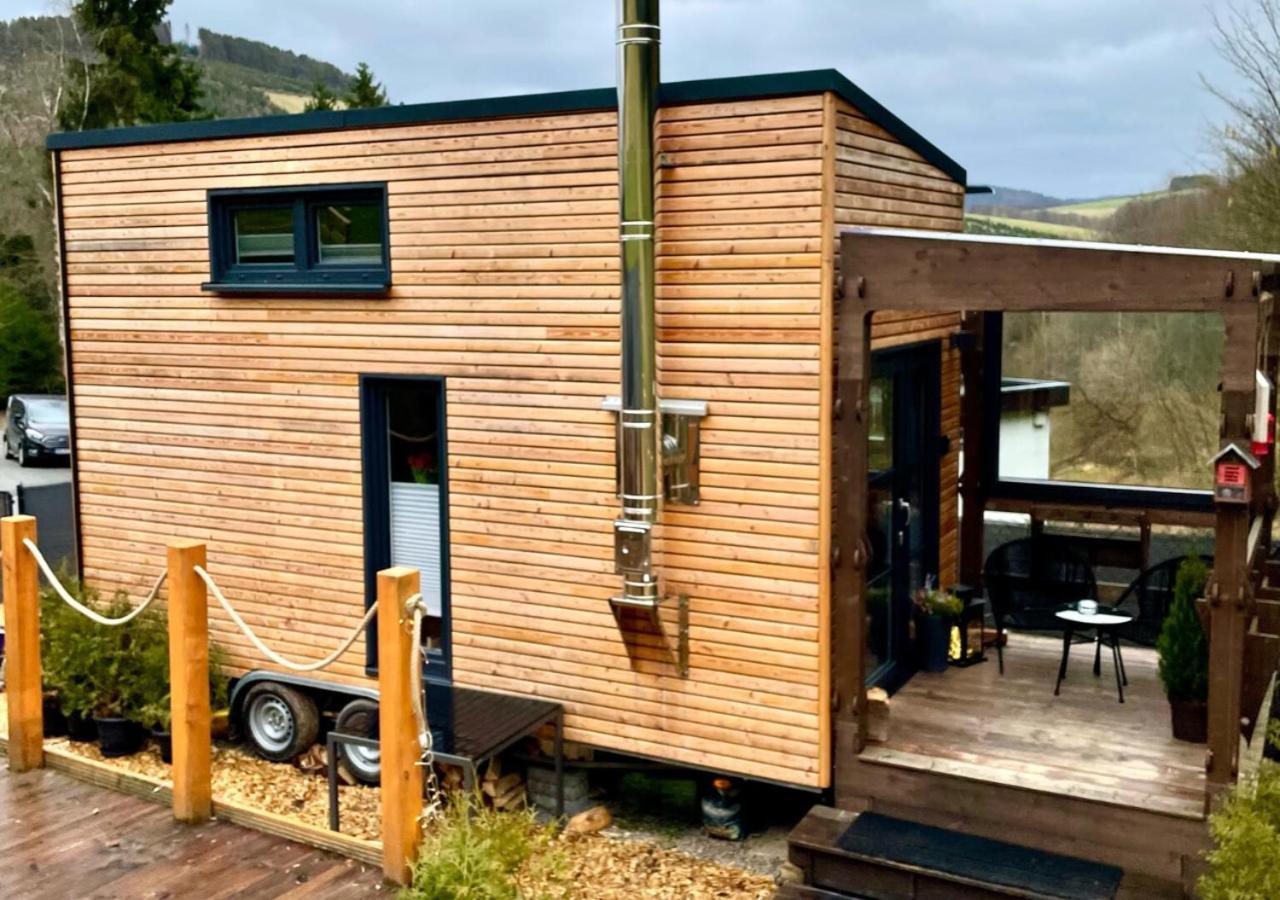 Willa Tiny House Klitzeklein Am Waldrand Von Elpe Olsberg Zewnętrze zdjęcie